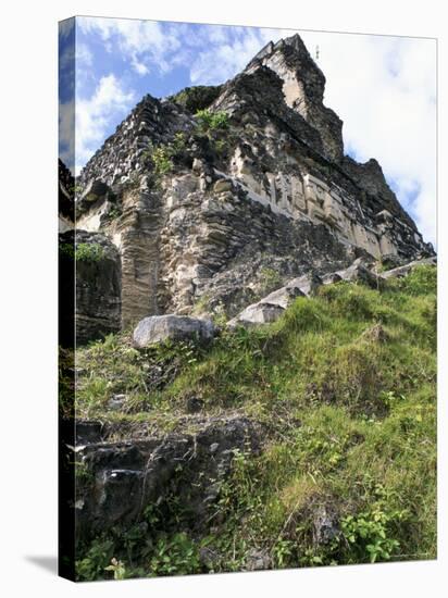Eastern Facade, Xunantunich, Belize, Central America-Upperhall-Stretched Canvas