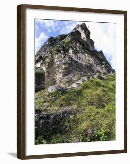 Eastern Facade, Xunantunich, Belize, Central America-Upperhall-Framed Photographic Print