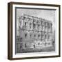 'Eastern Front of the Banqueting room, Whitehall', 1835, (1845)-John Jackson-Framed Giclee Print