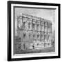 'Eastern Front of the Banqueting room, Whitehall', 1835, (1845)-John Jackson-Framed Giclee Print