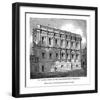 Eastern Front of the Banquetting House, Whitehall, 1843-J Jackson-Framed Giclee Print