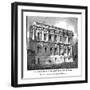 Eastern Front of the Banquetting House, Whitehall, 1843-J Jackson-Framed Giclee Print