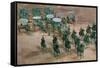 Eastern Han Dynasty Bronze Cavalry and Chariots-null-Framed Stretched Canvas