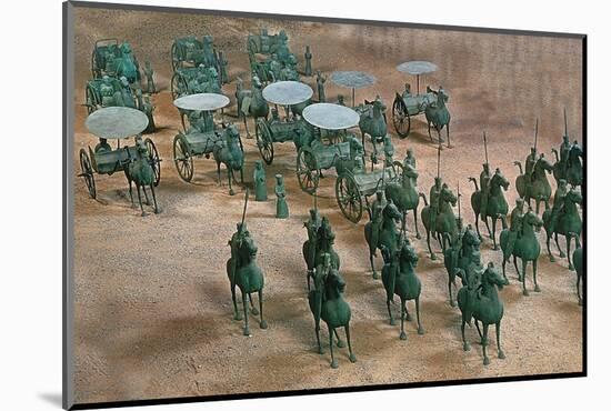 Eastern Han Dynasty Bronze Cavalry and Chariots-null-Mounted Photographic Print
