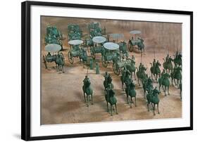 Eastern Han Dynasty Bronze Cavalry and Chariots-null-Framed Photographic Print