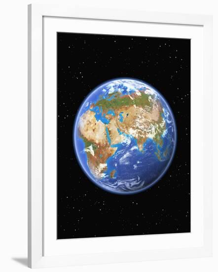 Eastern Hemisphere of Earth-Kulka-Framed Photographic Print