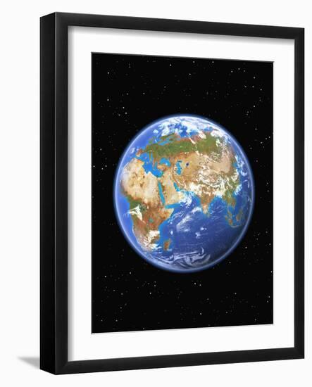 Eastern Hemisphere of Earth-Kulka-Framed Photographic Print