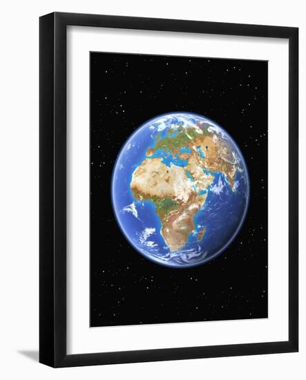 Eastern Hemisphere of Earth-Kulka-Framed Photographic Print