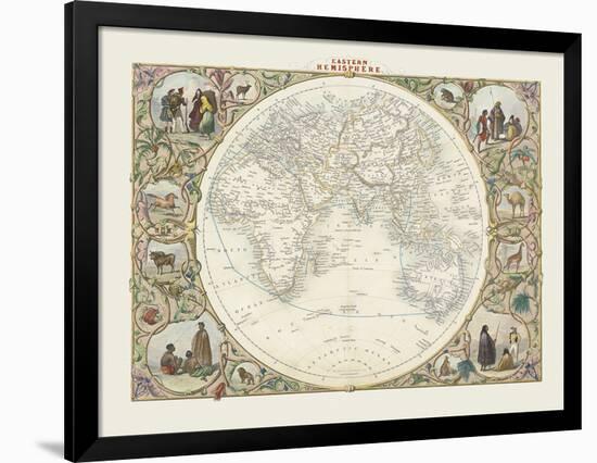 Eastern Hemisphere-John Tallis-Framed Premium Giclee Print