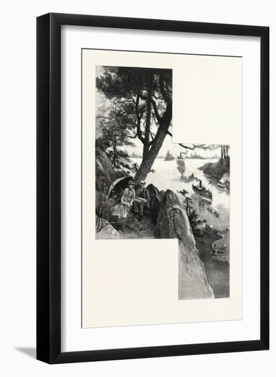 Eastern Ontario, Among the Thousand Islands, Canada, Nineteenth Century-null-Framed Giclee Print