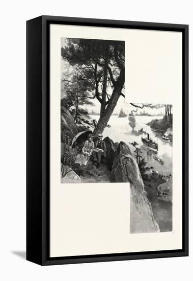 Eastern Ontario, Among the Thousand Islands, Canada, Nineteenth Century-null-Framed Stretched Canvas