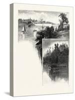 Eastern Ontario, Brockville (Top); the Riverside, Brockville (Bottom), Canada, Nineteenth Century-null-Stretched Canvas