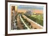 Eastern Parkway and Brooklyn Museum, New York City-null-Framed Premium Giclee Print