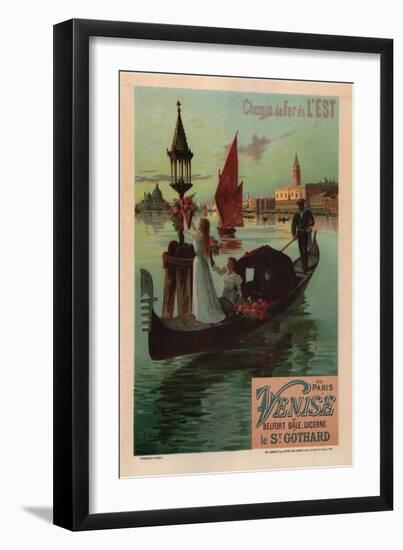 Eastern Railroad Line (1890)-Friedrich Hugo D'Alesi-Framed Art Print