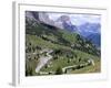 Eastern Road Below Gardena Pass, 2121M, Dolomites, Alto Adige, Italy-Richard Nebesky-Framed Photographic Print