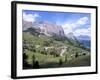 Eastern Road Below Gardena Pass, 2121M, Dolomites, Alto Adige, Italy-Richard Nebesky-Framed Photographic Print