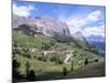 Eastern Road Below Gardena Pass, 2121M, Dolomites, Alto Adige, Italy-Richard Nebesky-Mounted Photographic Print