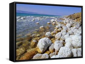 Eastern Shore of the Dead Sea, Jordan-Richard Ashworth-Framed Stretched Canvas