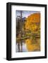 Eastern Sierra, Bishop Creek, California Outlet and Fall Color-Michael Qualls-Framed Photographic Print