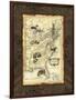 Eastern States Map-Vision Studio-Framed Art Print