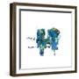 Eastern Visions 13-Jaclyn Frances-Framed Art Print