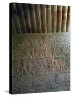 Eastern Wall with Relief and Ceiling, Chapel of Mastaba of Ptahhotep, Saqqara-null-Stretched Canvas