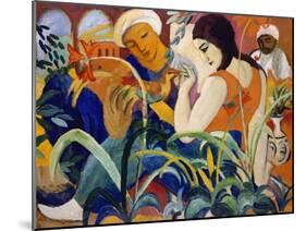 Eastern Women, 1912-Auguste Macke-Mounted Giclee Print