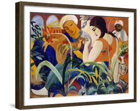 Eastern Women, 1912-Auguste Macke-Framed Giclee Print