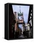 Eastgate Clock, Chester, Cheshire, England, United Kingdom-David Hunter-Framed Stretched Canvas