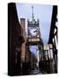 Eastgate Clock, Chester, Cheshire, England, United Kingdom-David Hunter-Stretched Canvas