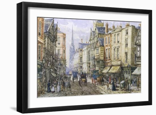 Eastgate Street, Chester, c.1895-John Sutton-Framed Giclee Print