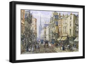 Eastgate Street, Chester, c.1895-John Sutton-Framed Giclee Print