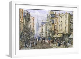 Eastgate Street, Chester, c.1895-John Sutton-Framed Giclee Print