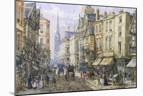 Eastgate Street, Chester, c.1895-John Sutton-Mounted Giclee Print