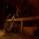 The Party in the Maple Sugar Camp, circa 1861-66-Eastman Johnson-Giclee Print