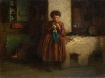Knitting for the Soldiers, 1861-Eastman Johnson-Giclee Print