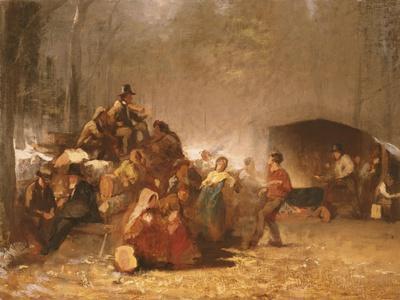 The Party in the Maple Sugar Camp, circa 1861-66