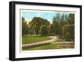 Eastman Park, Poughkeepsie, New York-null-Framed Art Print