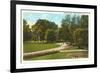 Eastman Park, Poughkeepsie, New York-null-Framed Art Print