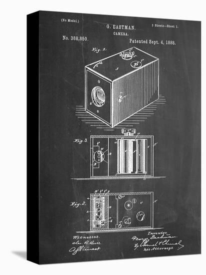 Eastman Vintage Camera Patent-null-Stretched Canvas