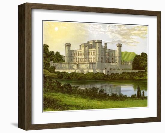 Eastnor Castle, Herefordshire, Home of Earl Somers, C1880-Benjamin Fawcett-Framed Giclee Print