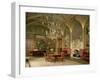 Eastnor Castle, Herefordshire: The Drawing Room, with Furniture Designed by Pugin, c.1840-null-Framed Giclee Print