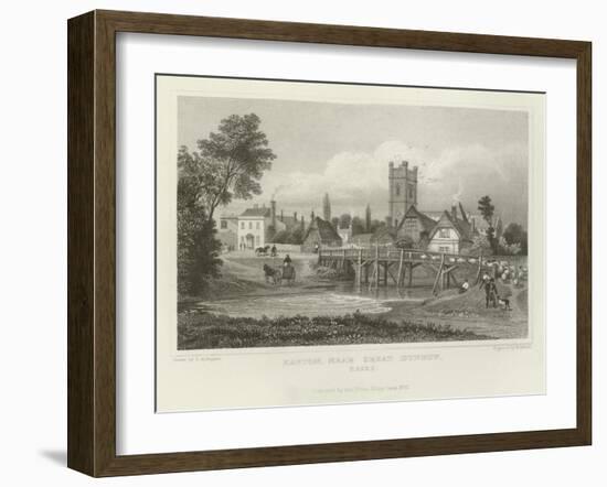 Easton, Near Great Dunmow, Essex-Thomas Mann Baynes-Framed Giclee Print