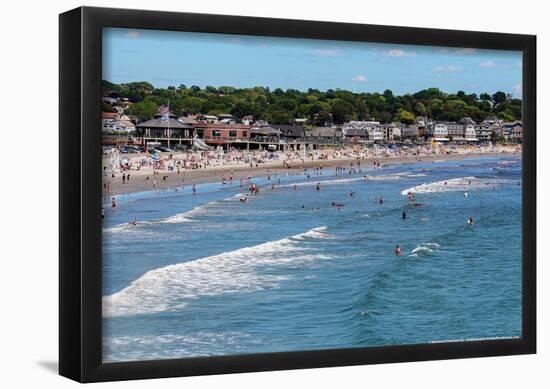 Easton's Beach Newport Rhode Island-null-Framed Poster