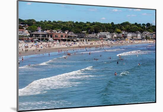 Easton's Beach Newport Rhode Island-null-Mounted Poster