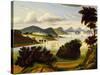 Eastport, and Passamaquoddy Bay (View of Hudson Valley), 1840-60 (Oil on Canvas)-Thomas Chambers-Stretched Canvas