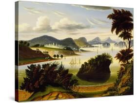 Eastport, and Passamaquoddy Bay (View of Hudson Valley), 1840-60 (Oil on Canvas)-Thomas Chambers-Stretched Canvas