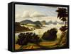 Eastport, and Passamaquoddy Bay (View of Hudson Valley), 1840-60 (Oil on Canvas)-Thomas Chambers-Framed Stretched Canvas