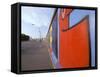 Eastside Art Gallery, Berlin Wall, Berlin, Germany-Walter Bibikow-Framed Stretched Canvas