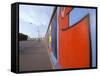 Eastside Art Gallery, Berlin Wall, Berlin, Germany-Walter Bibikow-Framed Stretched Canvas